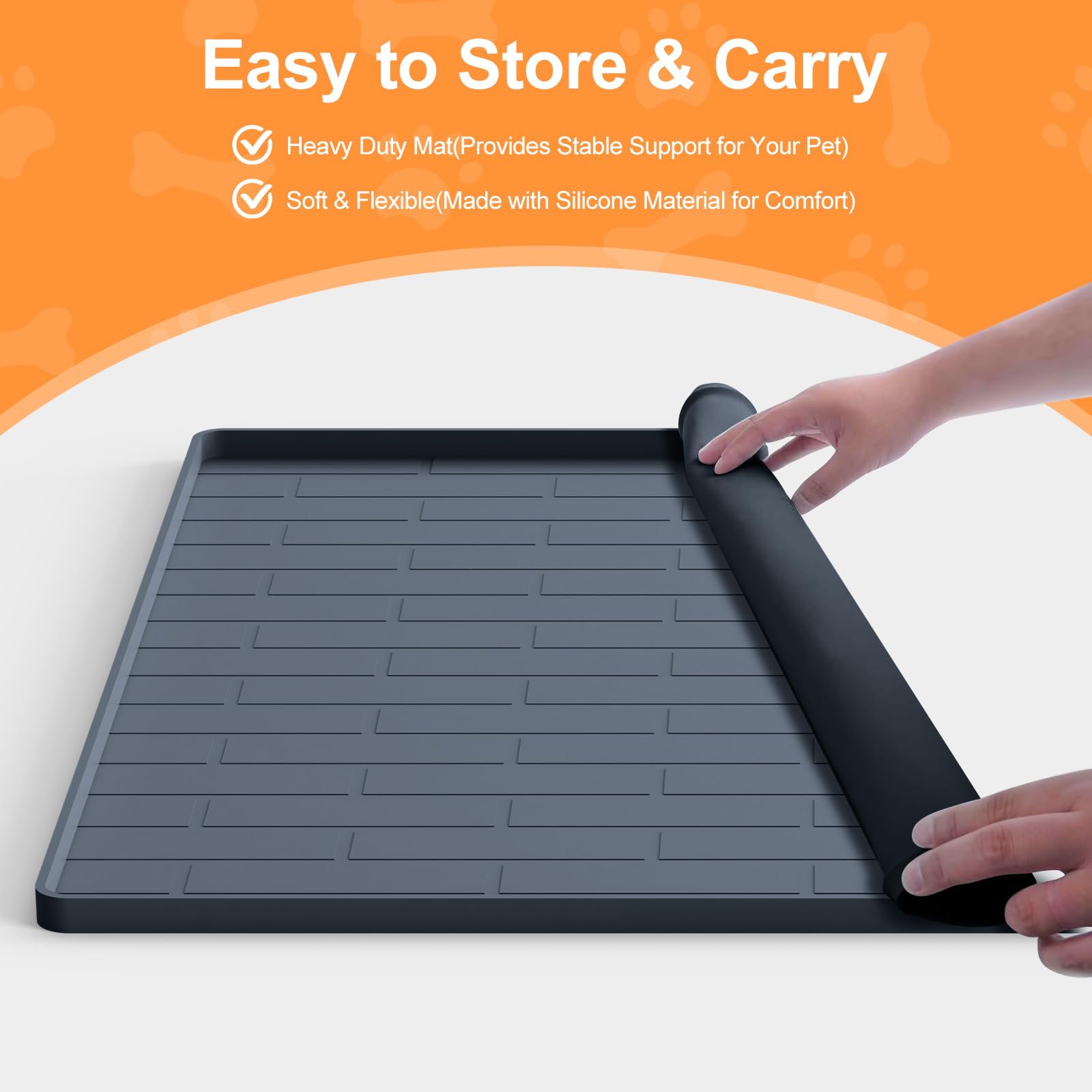 PUWANJILI multi-use tray doubles as feeding mat.