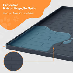 PUWANJILI non-slip silicone tray keeps pads in place during active play.