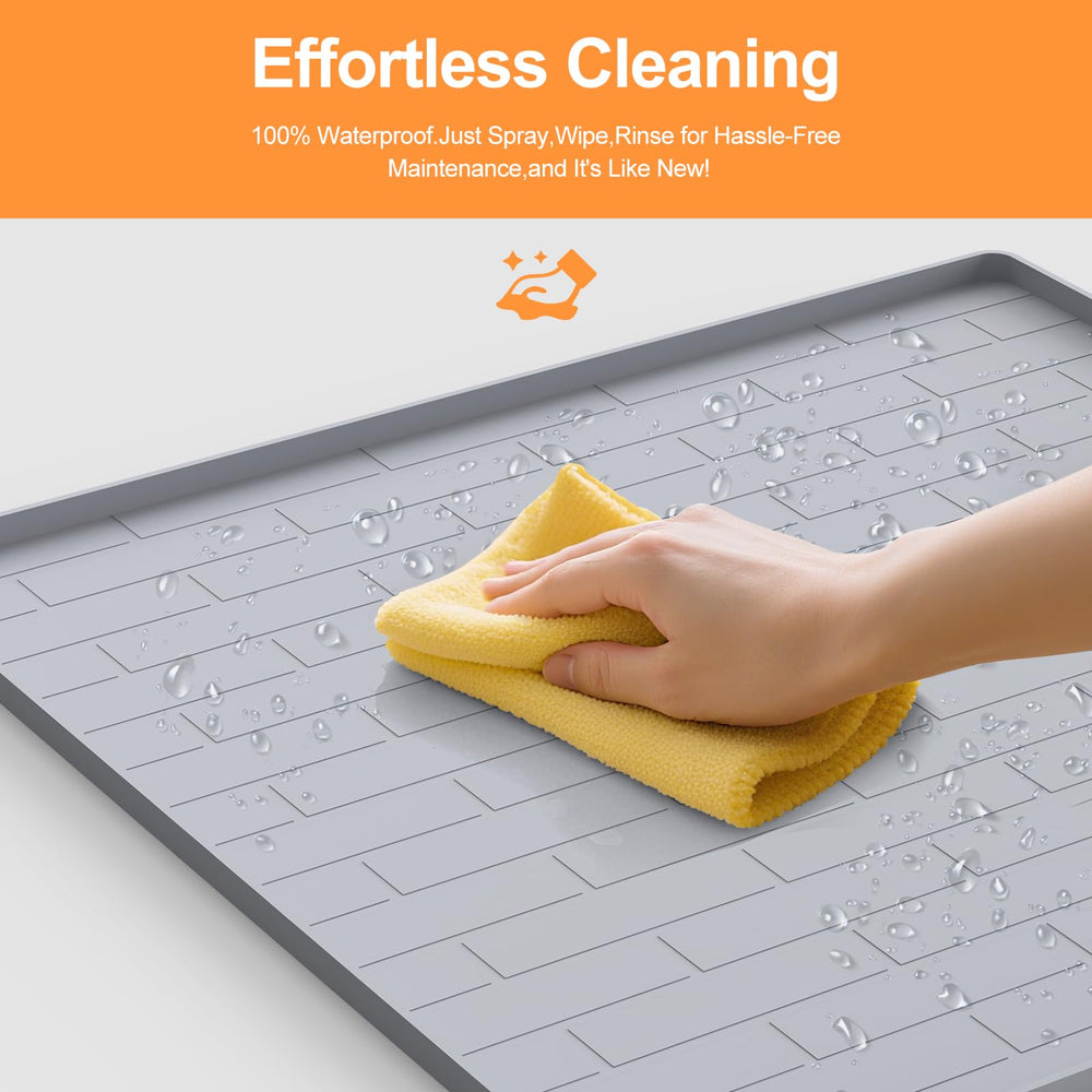 PUWANJILI waterproof easy-clean surface simplifies daily maintenance and odor control