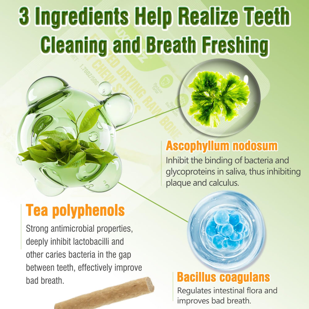 Puxulyiz cat dental treats for fresher breath and reduced plaque