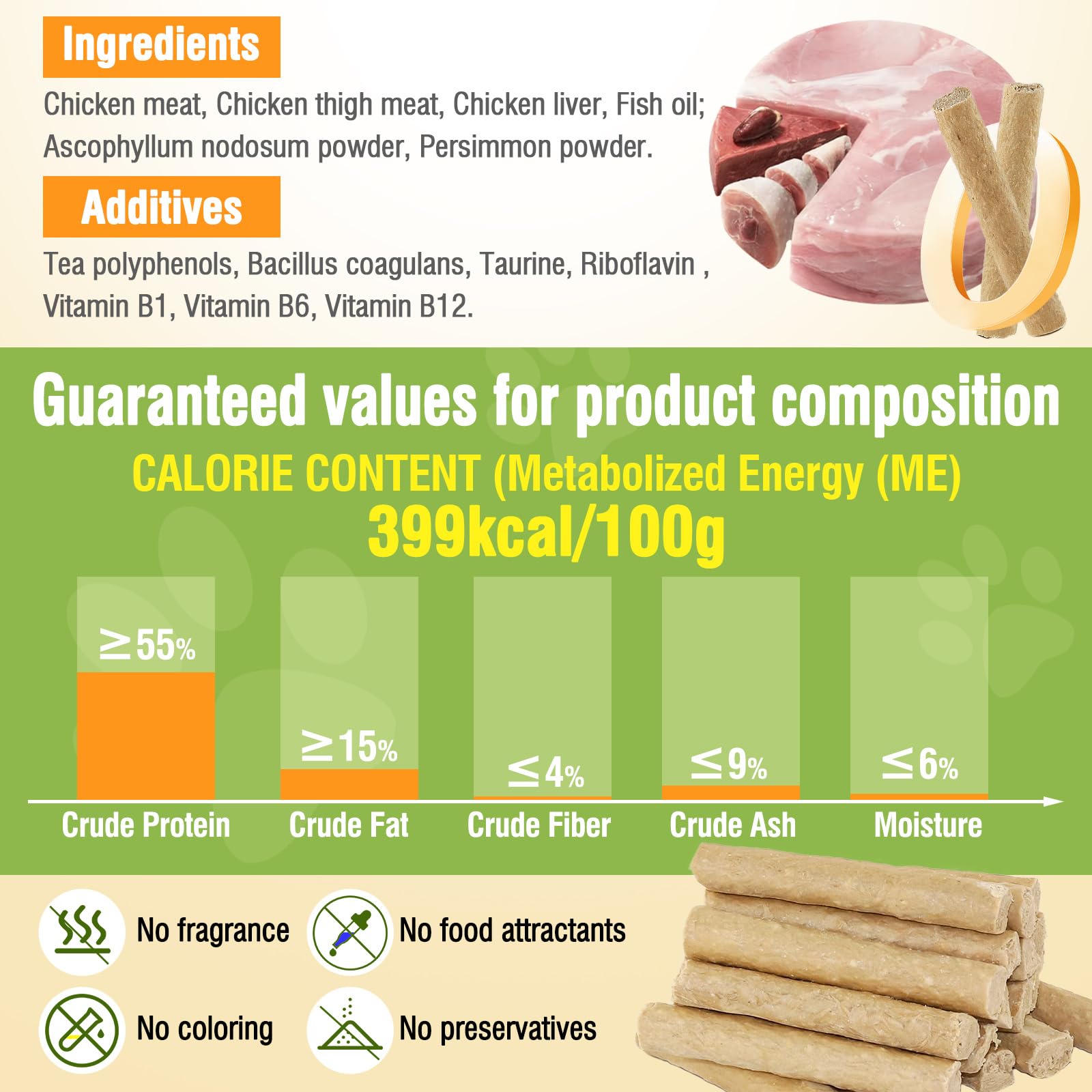 Puxulyiz ingredients PMR ratio image shows protein-rich formulation