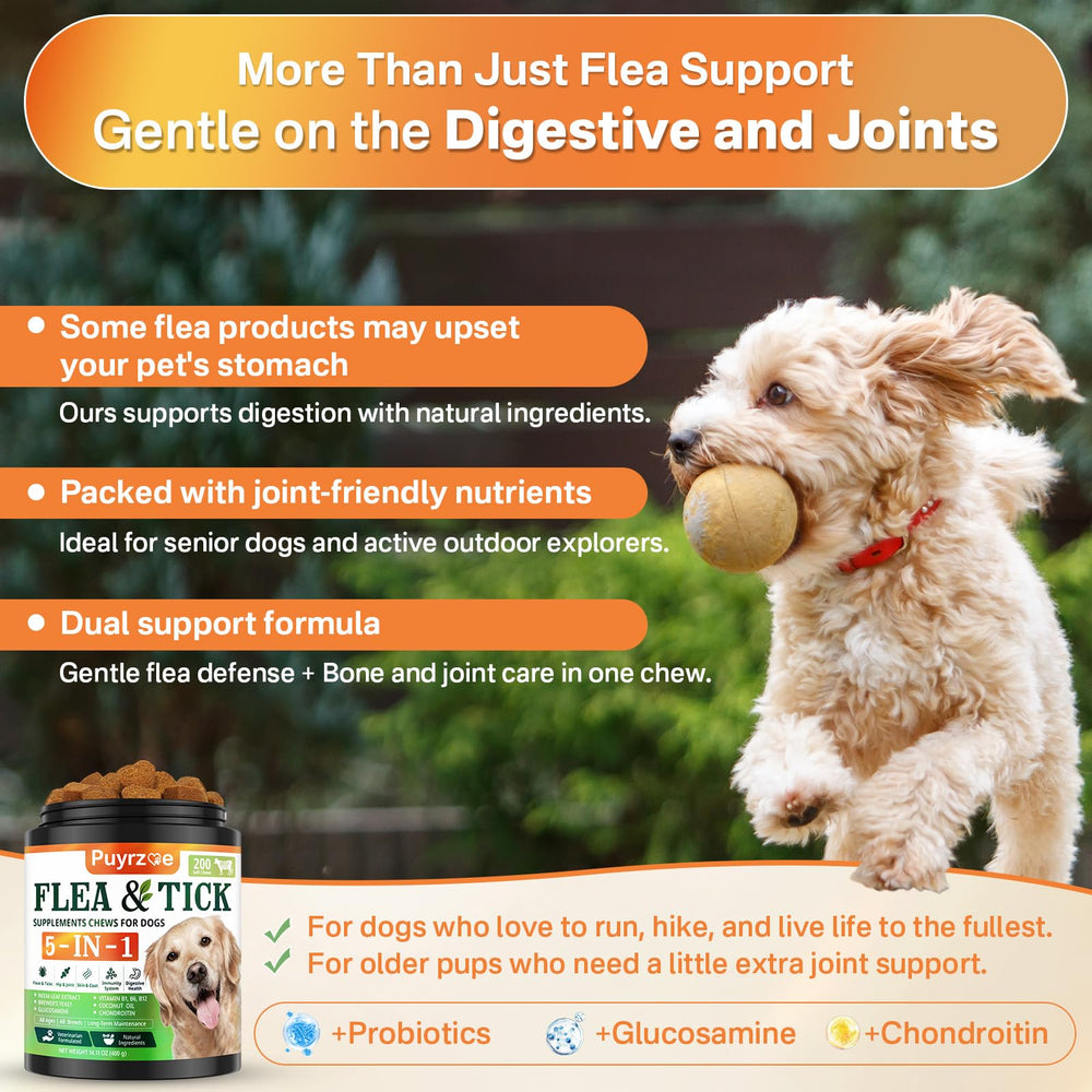 Puyrzoe five-in-one dog immune support for wellness