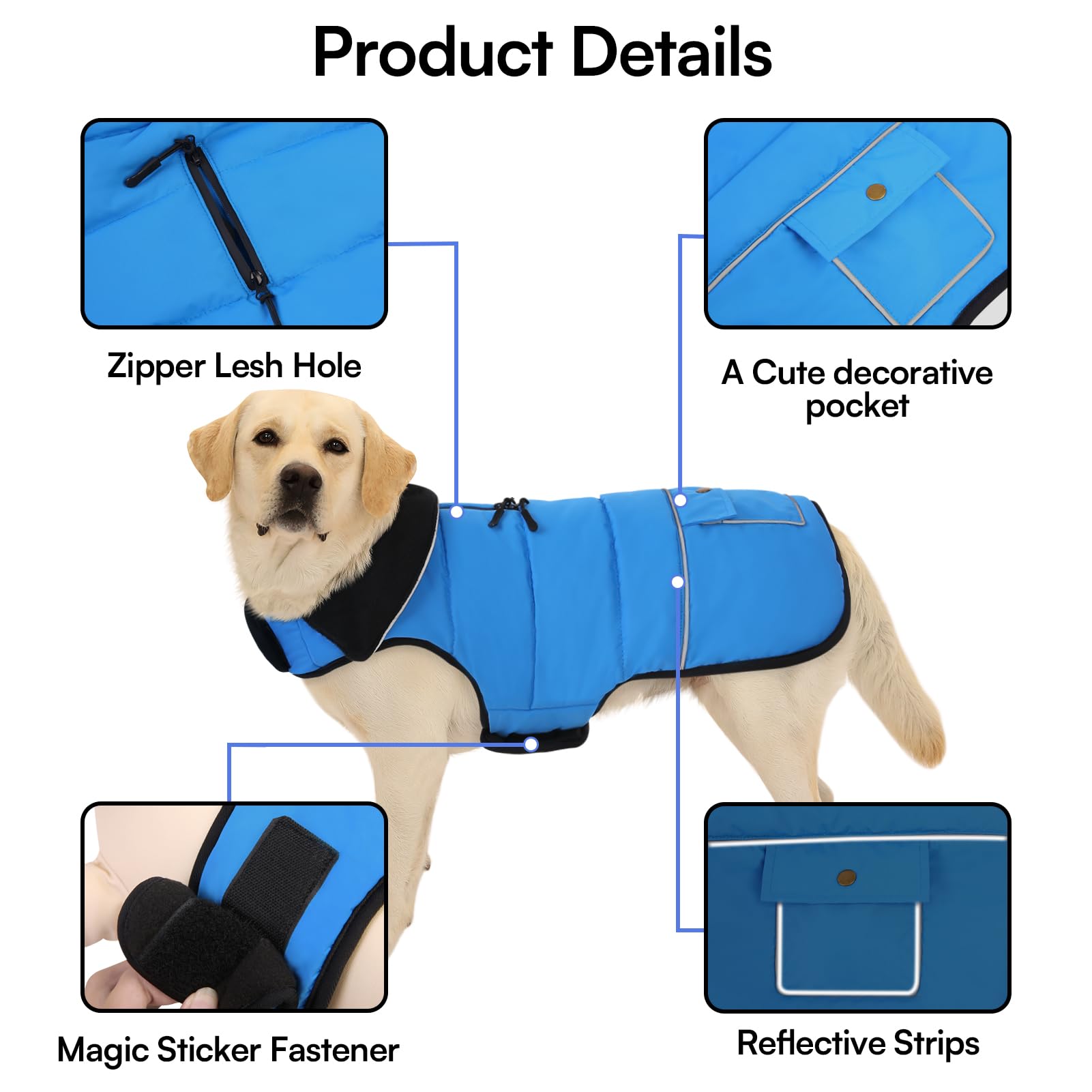 PUZAUKAL fleece-lined interior closeup for ultra-warmth.