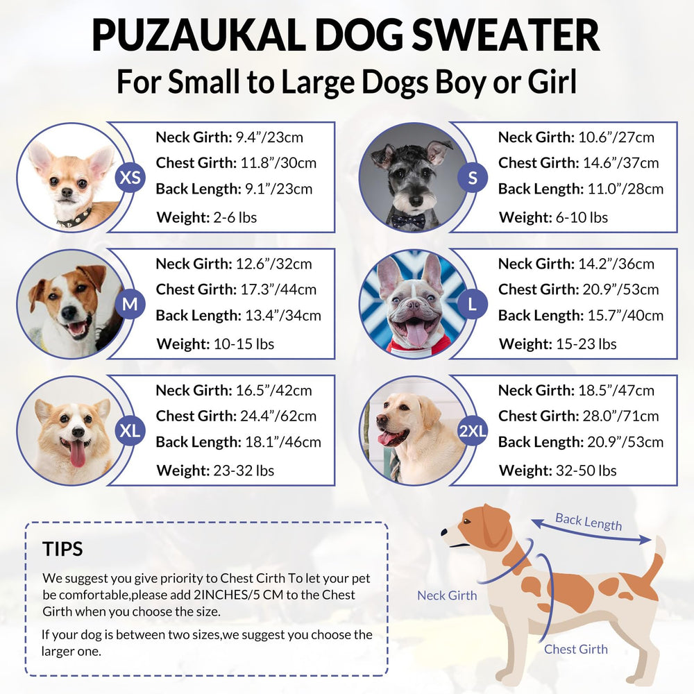 PUZAUKAL sleeveless dog sweater allows full range of motion