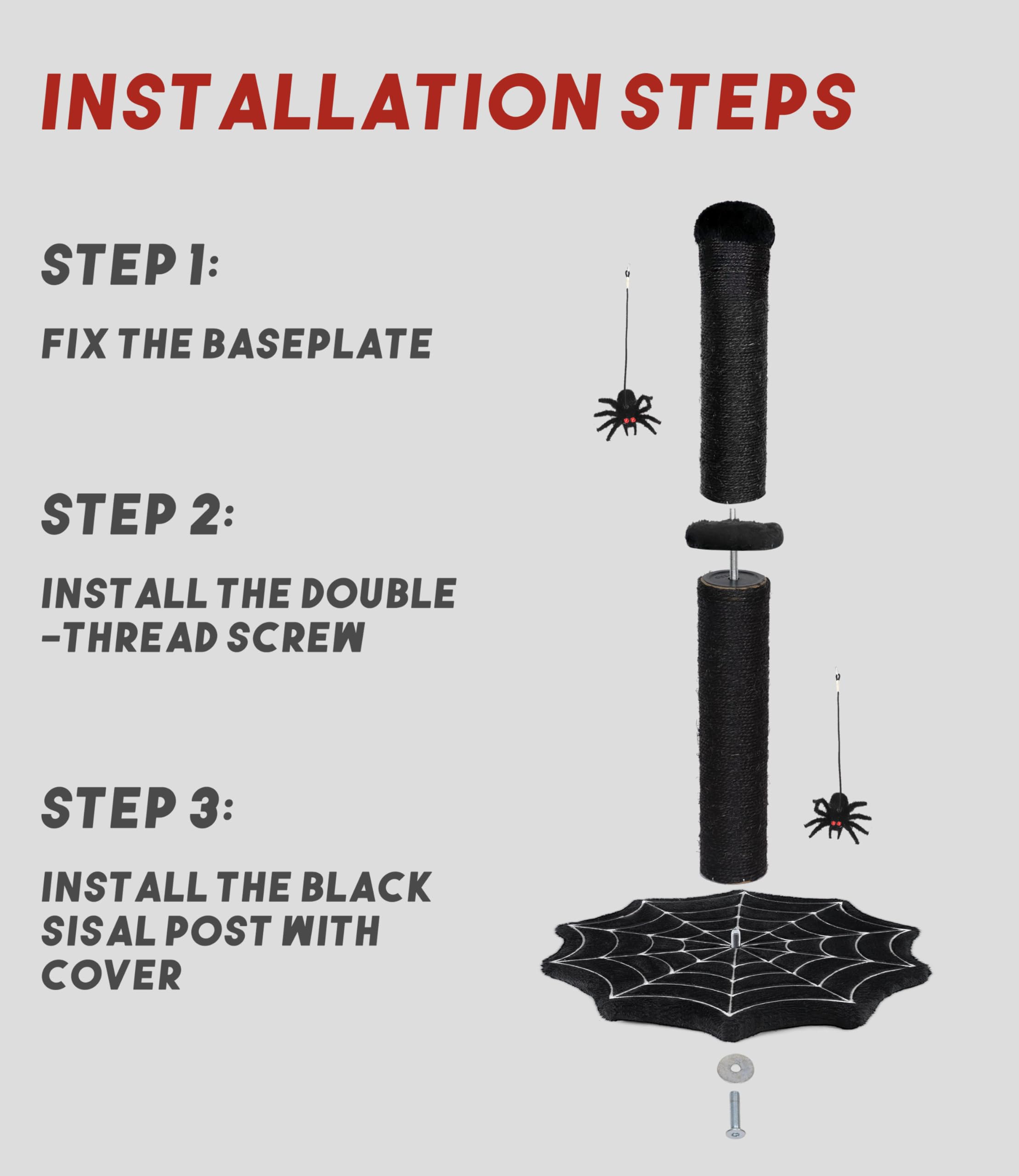 PuzzlePaw gothic-cat-scratching-post-indoor-decor fits Halloween vibe and everyday cat play.