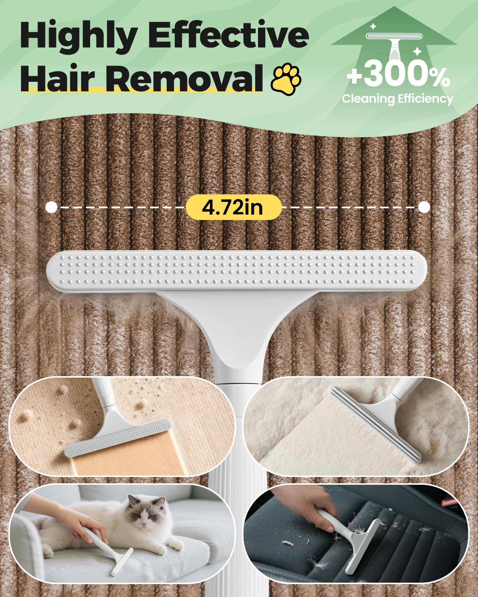 PWBSLAI scraper tool reaching corners for thorough cleaning