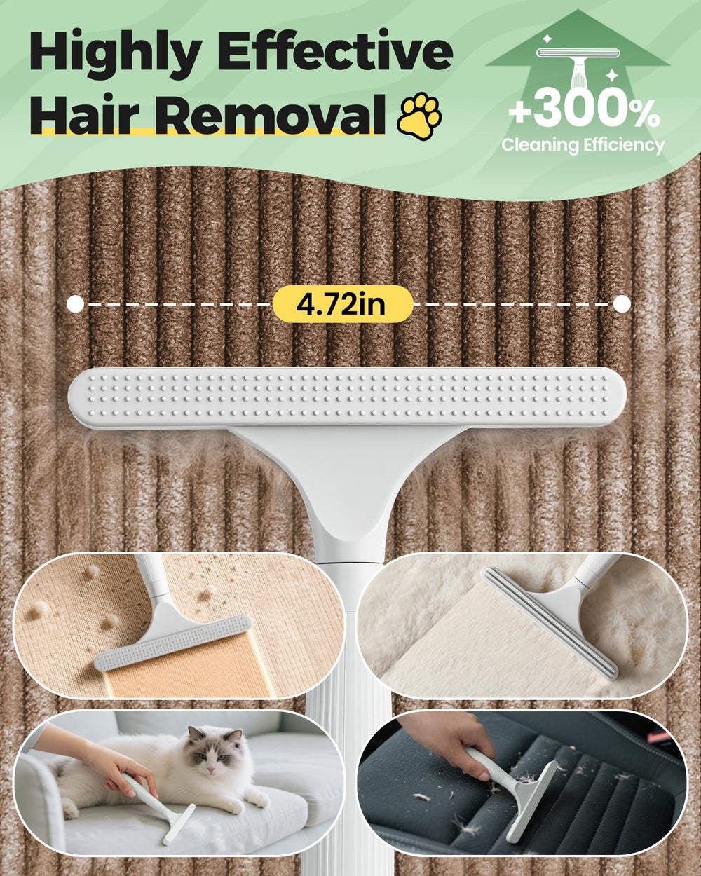 PWBSLAI scraper tool reaching corners for thorough cleaning