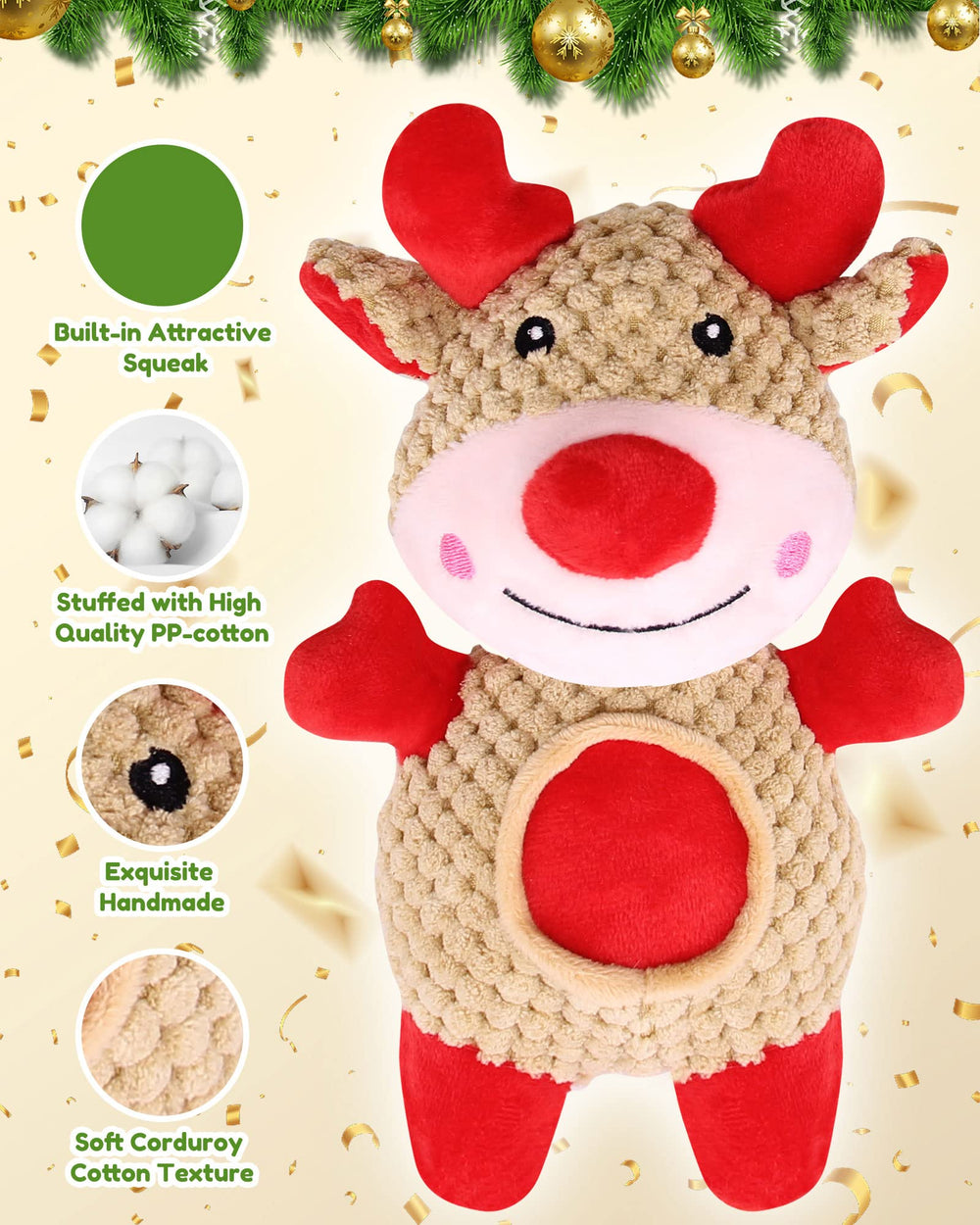 Pweituoet rope toy for tug-of-war promotes interactive bonding.