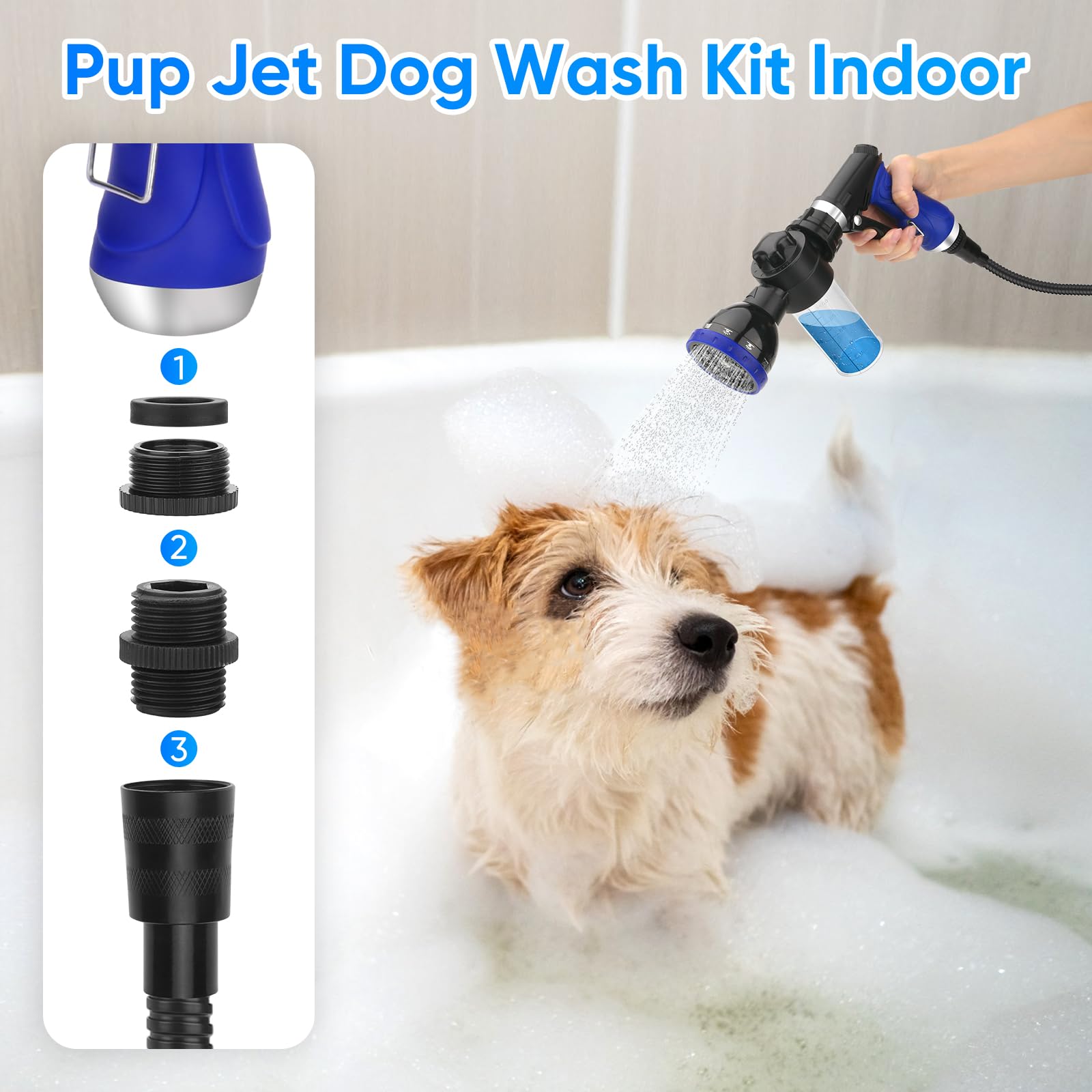 PWEZON 3-way diverter showcasing versatile water flow options