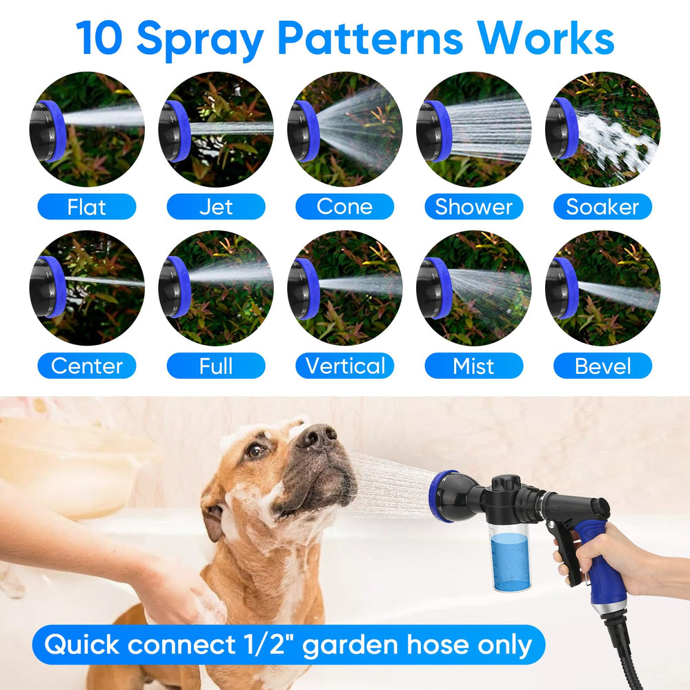 PWEZON foam wash mode demonstrating gentle pet foaming application