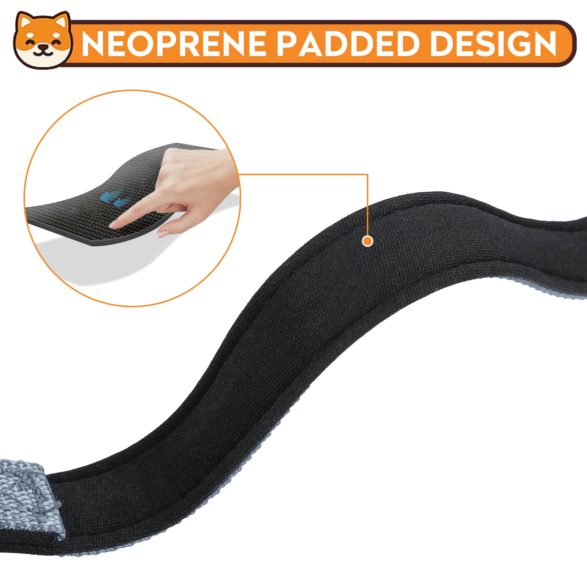 PWOD adjustable quick-release buckle collar is easy to fasten and remove