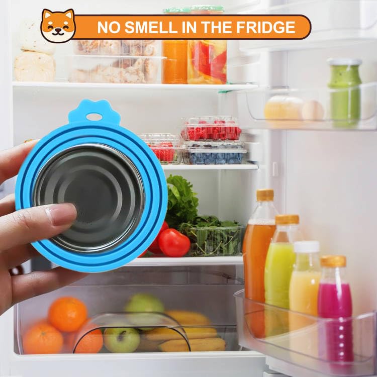 PWOD color-variety lids in blue green orange pink aid quick identification.