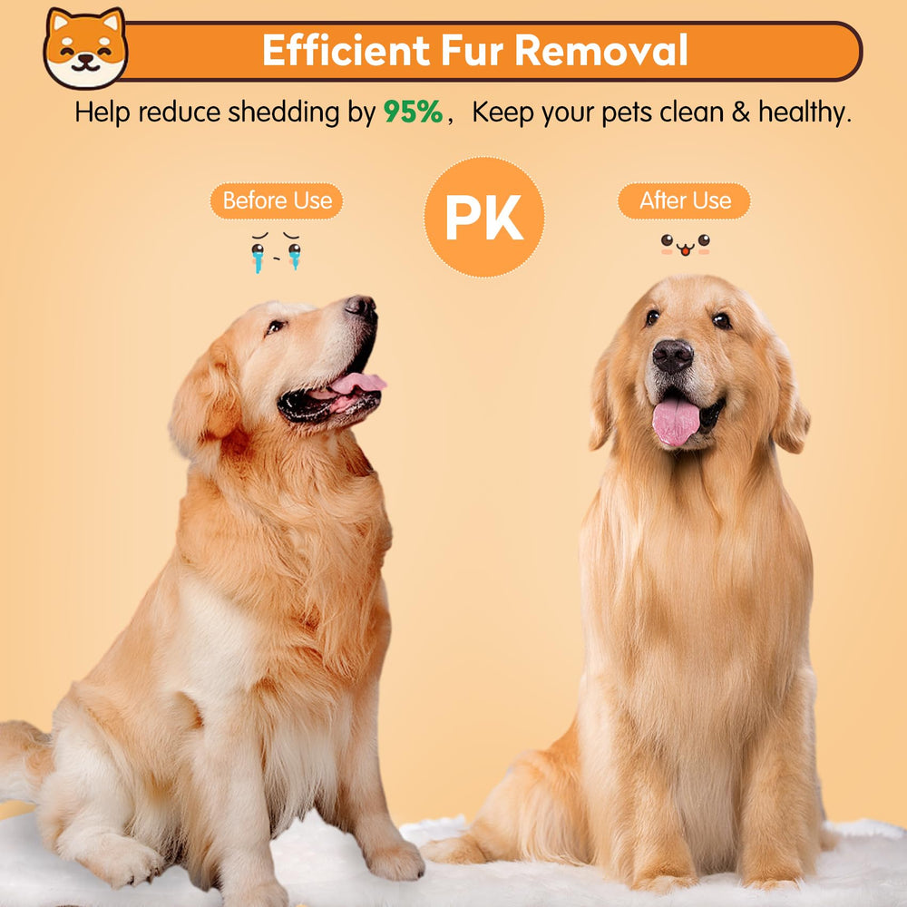 PWOD Dog and Cat Brush helps reduce loose hair around the home.