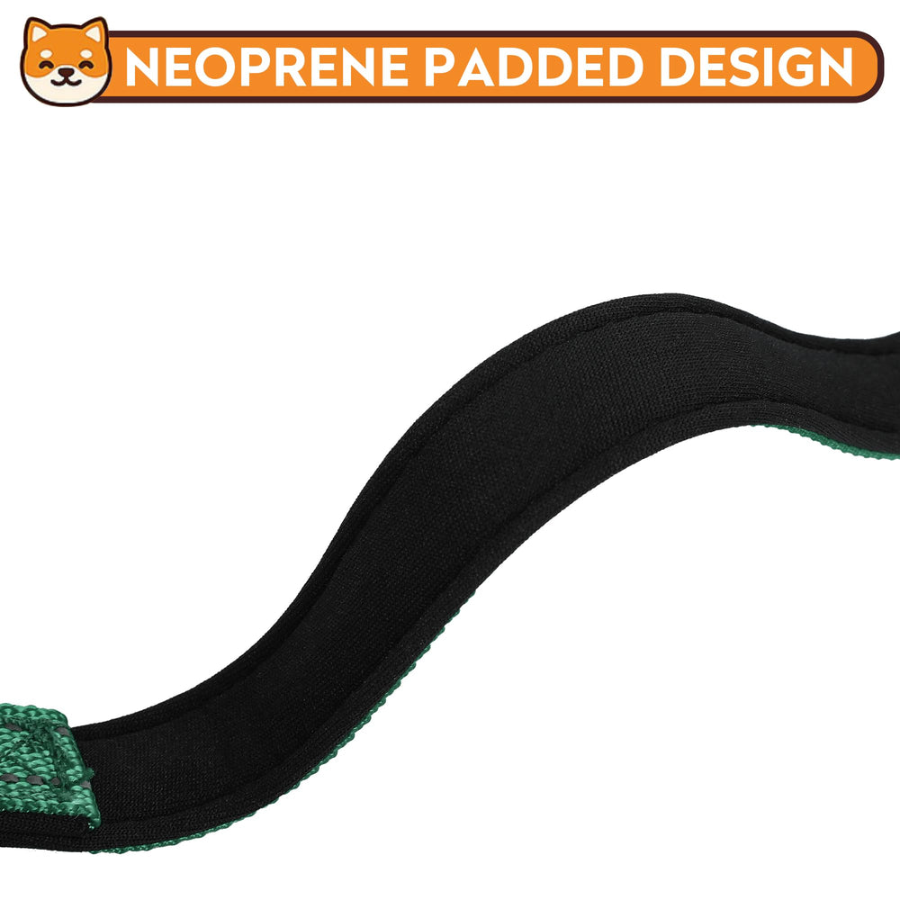 PWOD Reflective Dog Collar adjustable strap detail for a snug fit