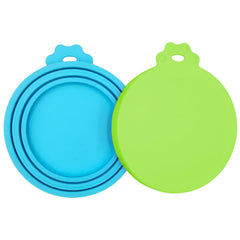 PWOD silicone universal can lid closes easily with a pull handle.