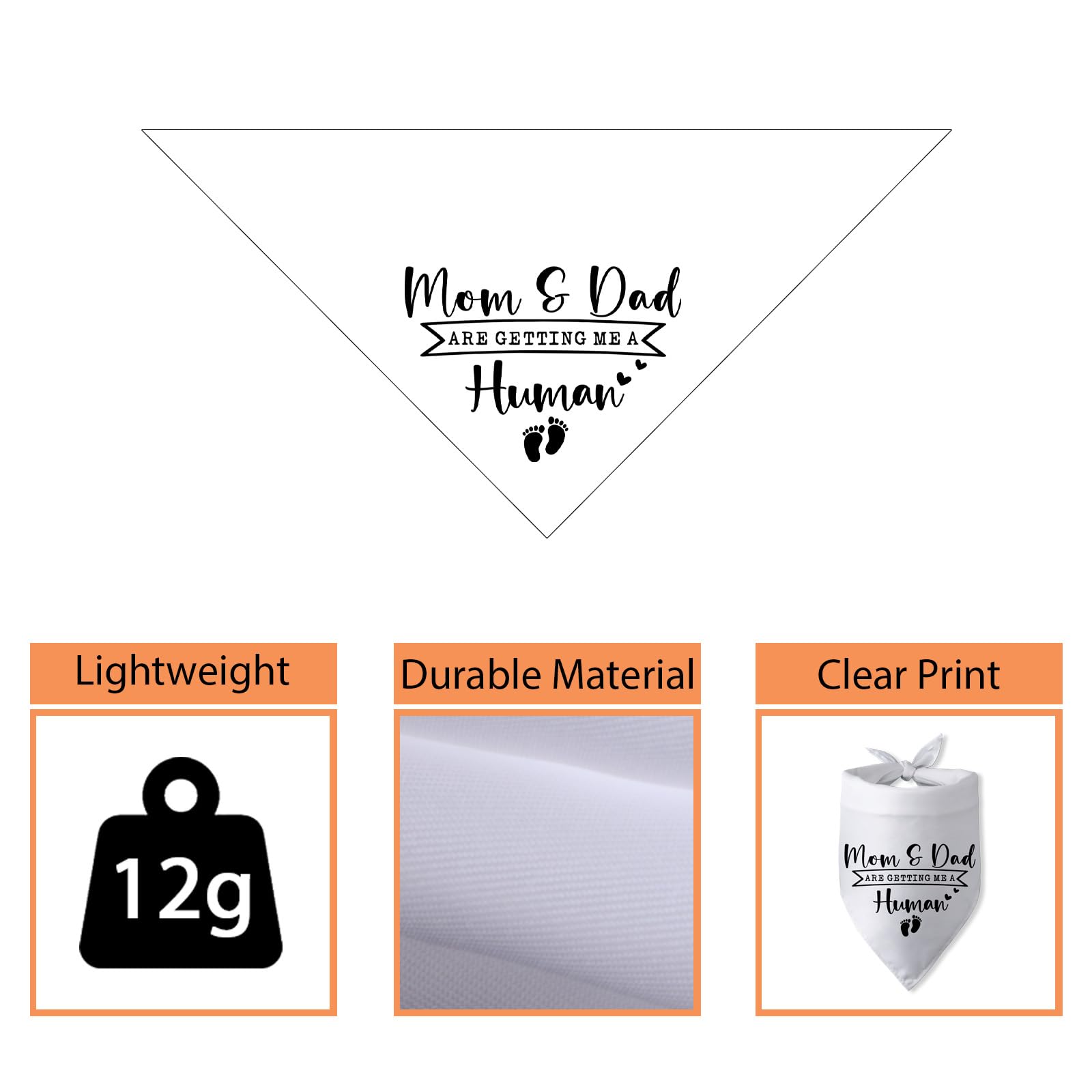 Pwrlveiut dog bandana knot-strap-fit highlights secure, comfortable wear