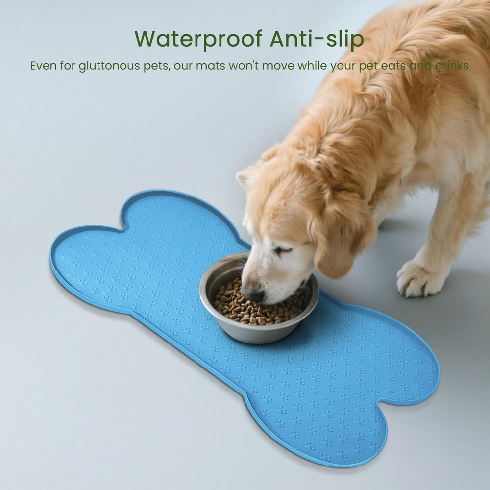 PWTAA anti-slip surface stays put as pets eat and drink.