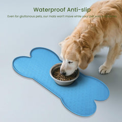 PWTAA anti-slip surface stays put as pets eat and drink.
