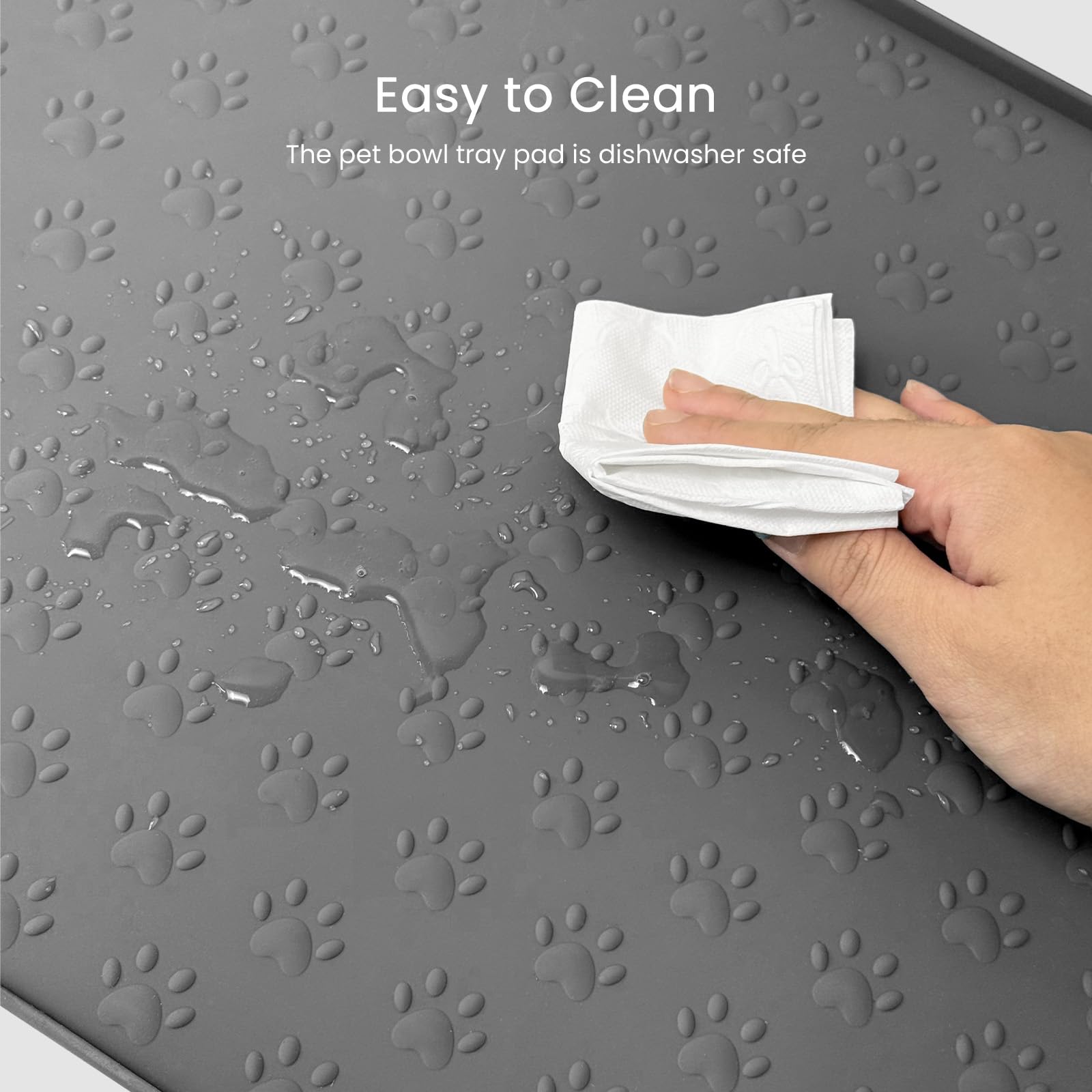 PWTAA cat and dog placemat suitable for home use and travel.