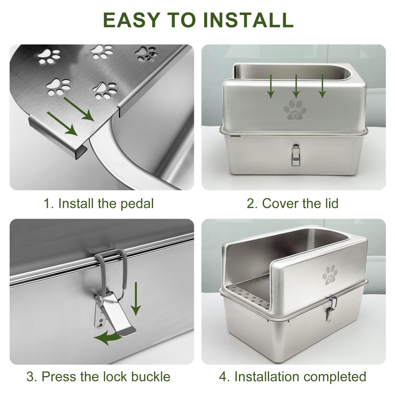 PWTAA cats-litter-scoop set enhances quick cleanup after every visit