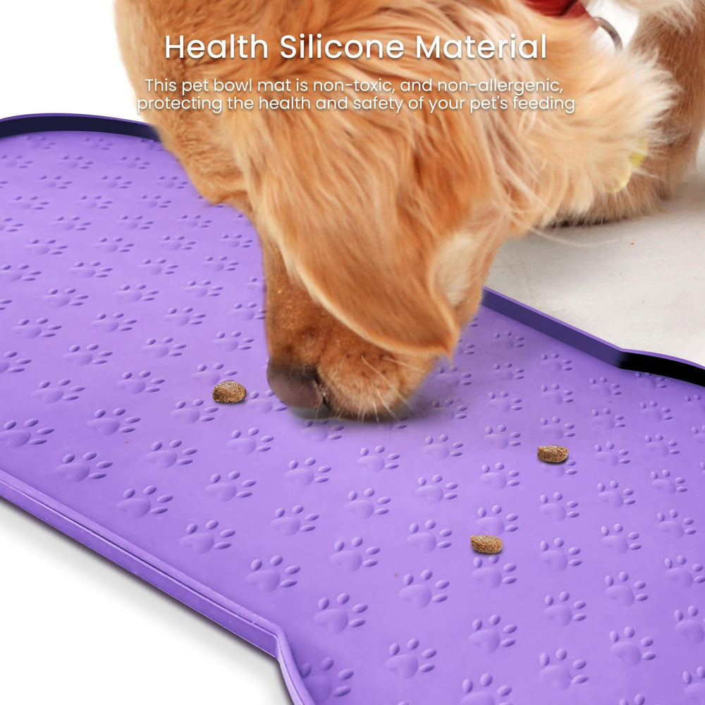 PWTAA Dog Food Mat dishwasher safe for quick, hygienic cleanup.