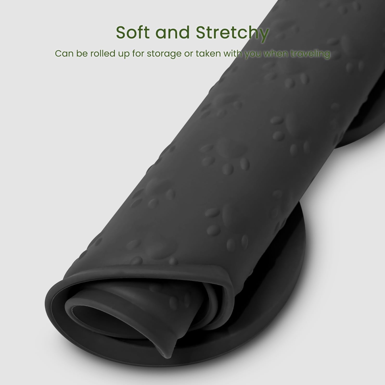 PWTAA versatile feeder mat suits cats and dogs in any kitchen