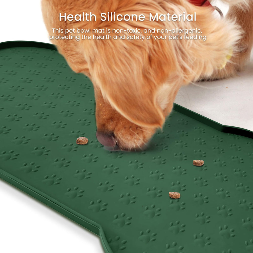 PWTAA pet feeder pad serves as snack tray or gourmet plate