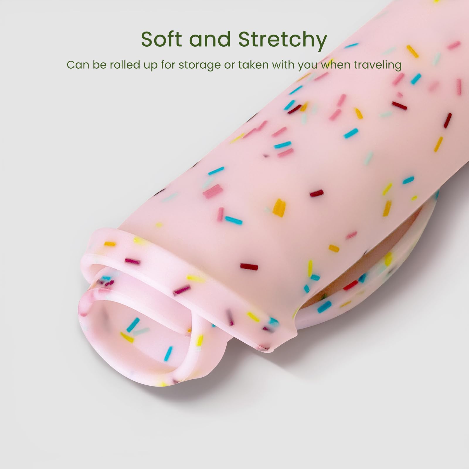 PWTAA roll-up feeder mat stores compactly when not in use