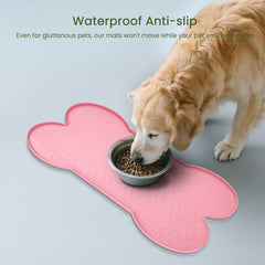 PWTAA silicone feeder mat waterproof guards surfaces during feeding.
