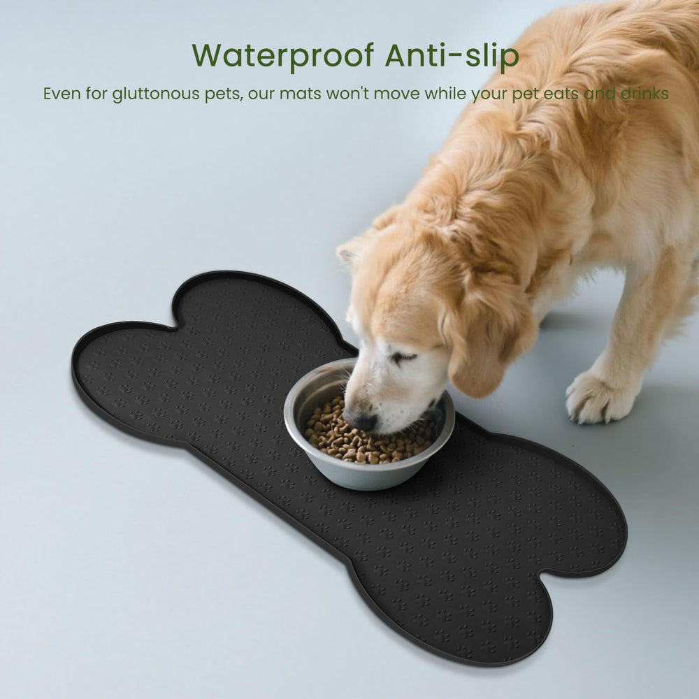 PWTAA silicone feeder mat provides a safe, easy-to-clean feeding surface