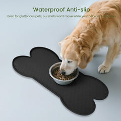 PWTAA silicone feeder mat provides a safe, easy-to-clean feeding surface