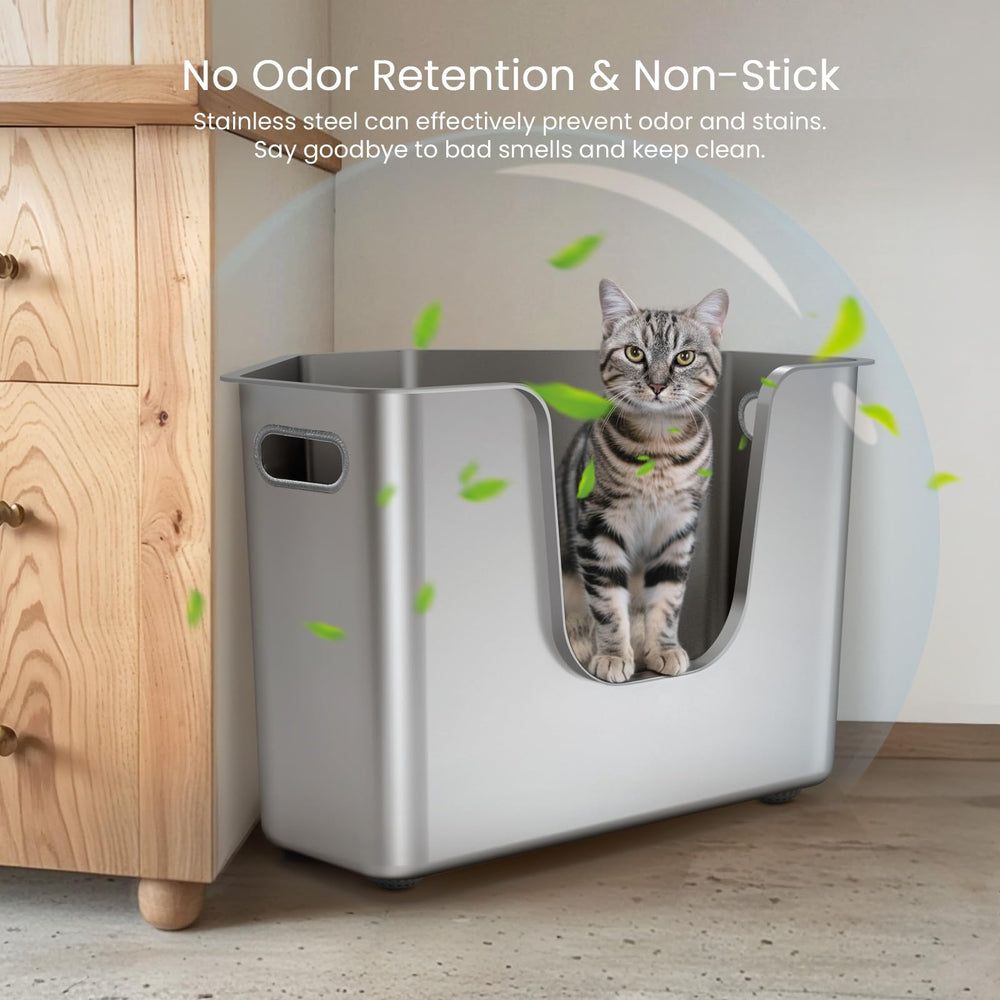 PWTAA metal construction minimizes odor absorption compared to plastic.