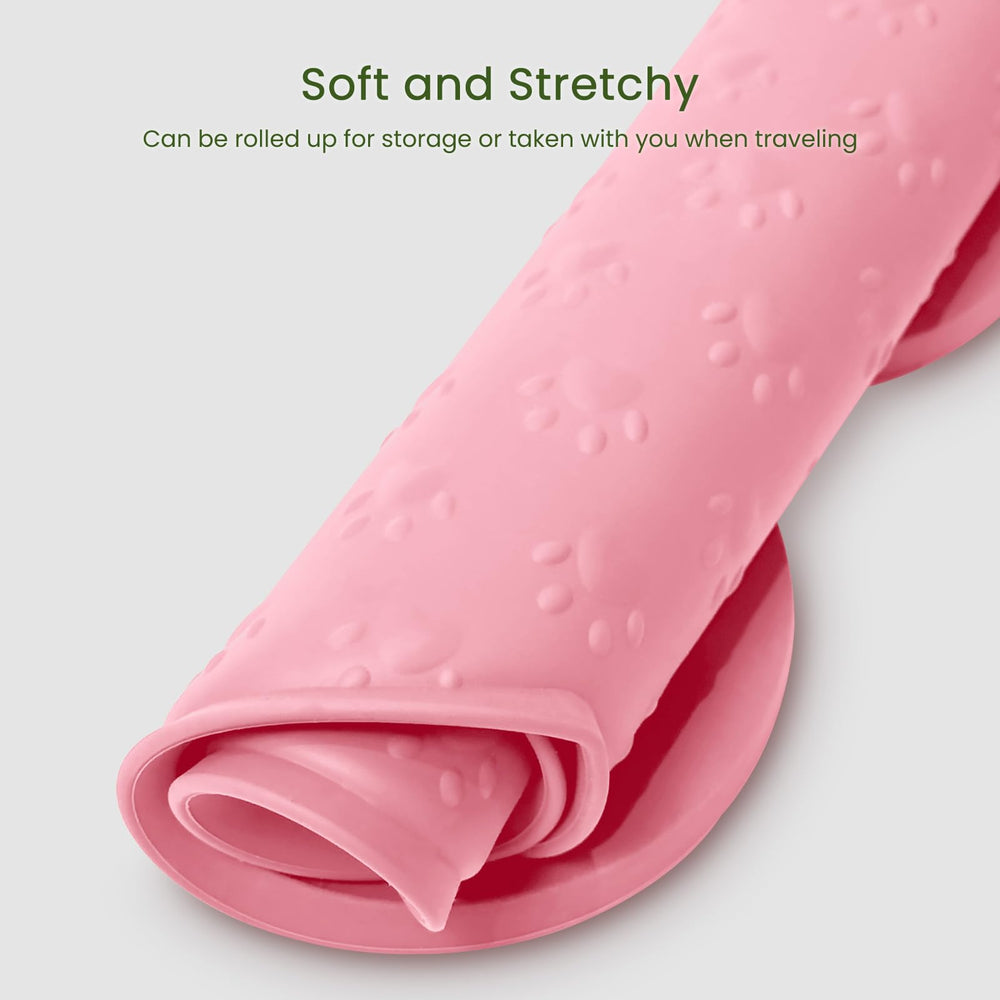 PWTAA travel-friendly feeder pad folds for easy transport.