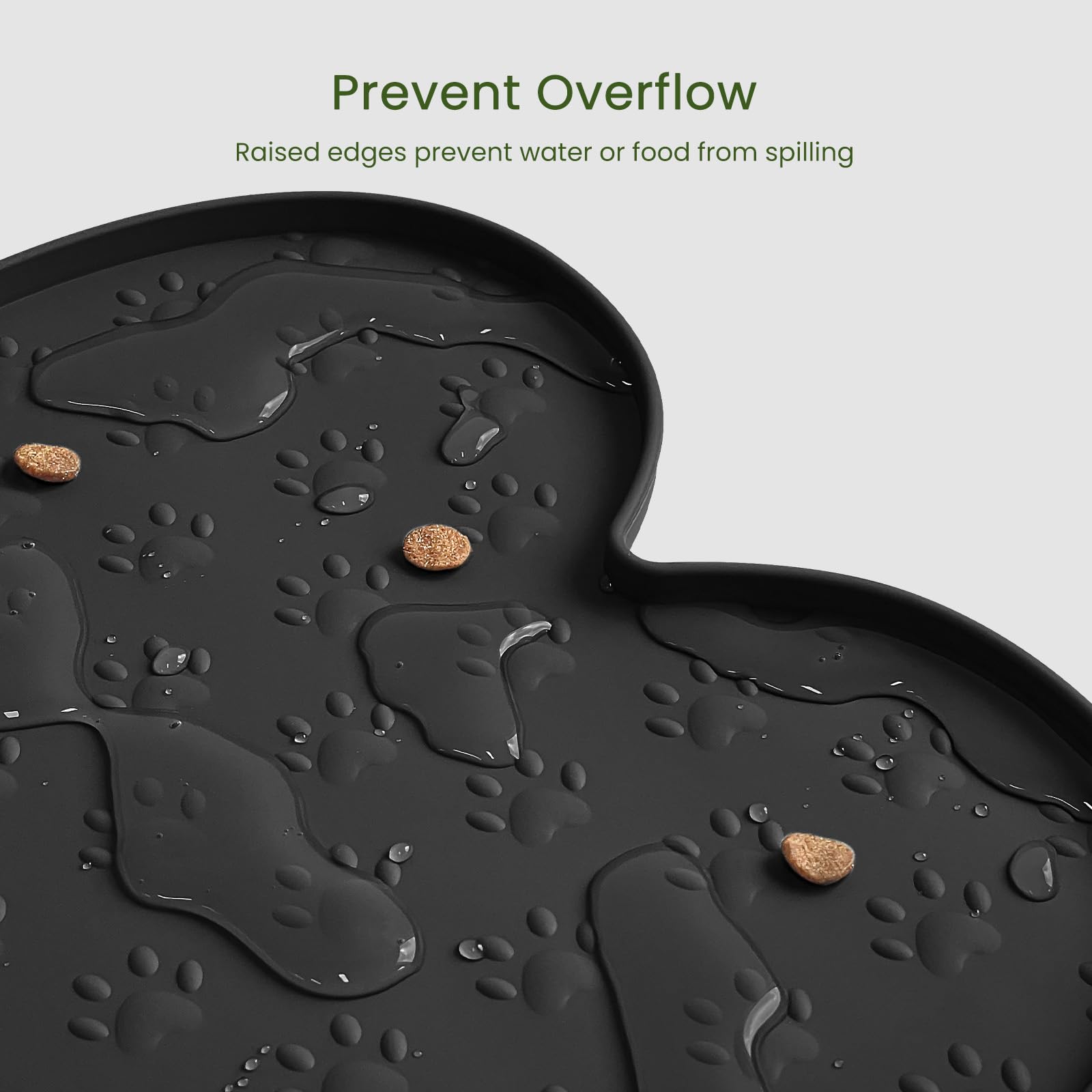 PWTAA under-bowl tray accommodates two bowls for shared meals