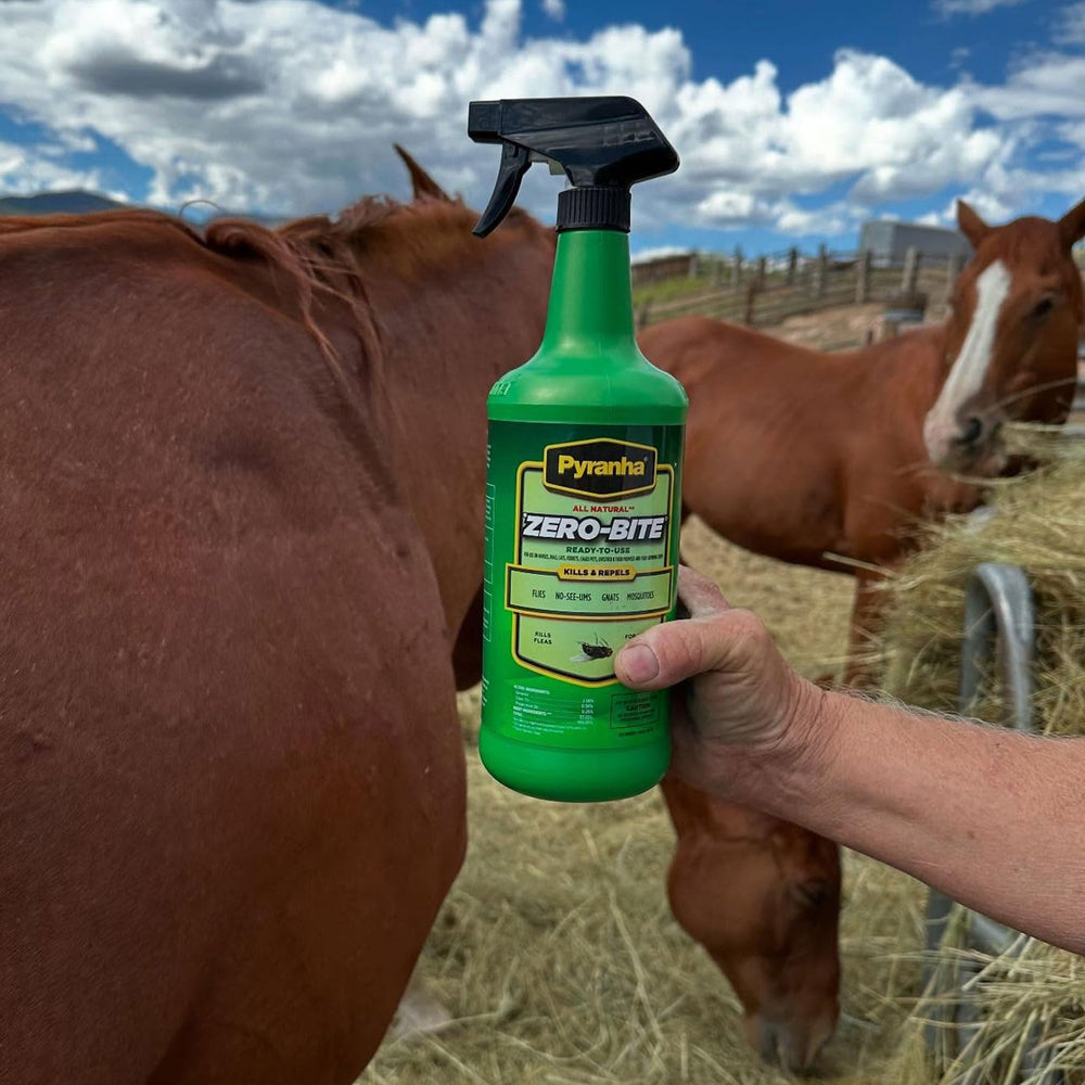 Pyranha Zero-Bite on dogs and cats supports comfortable outdoor time.