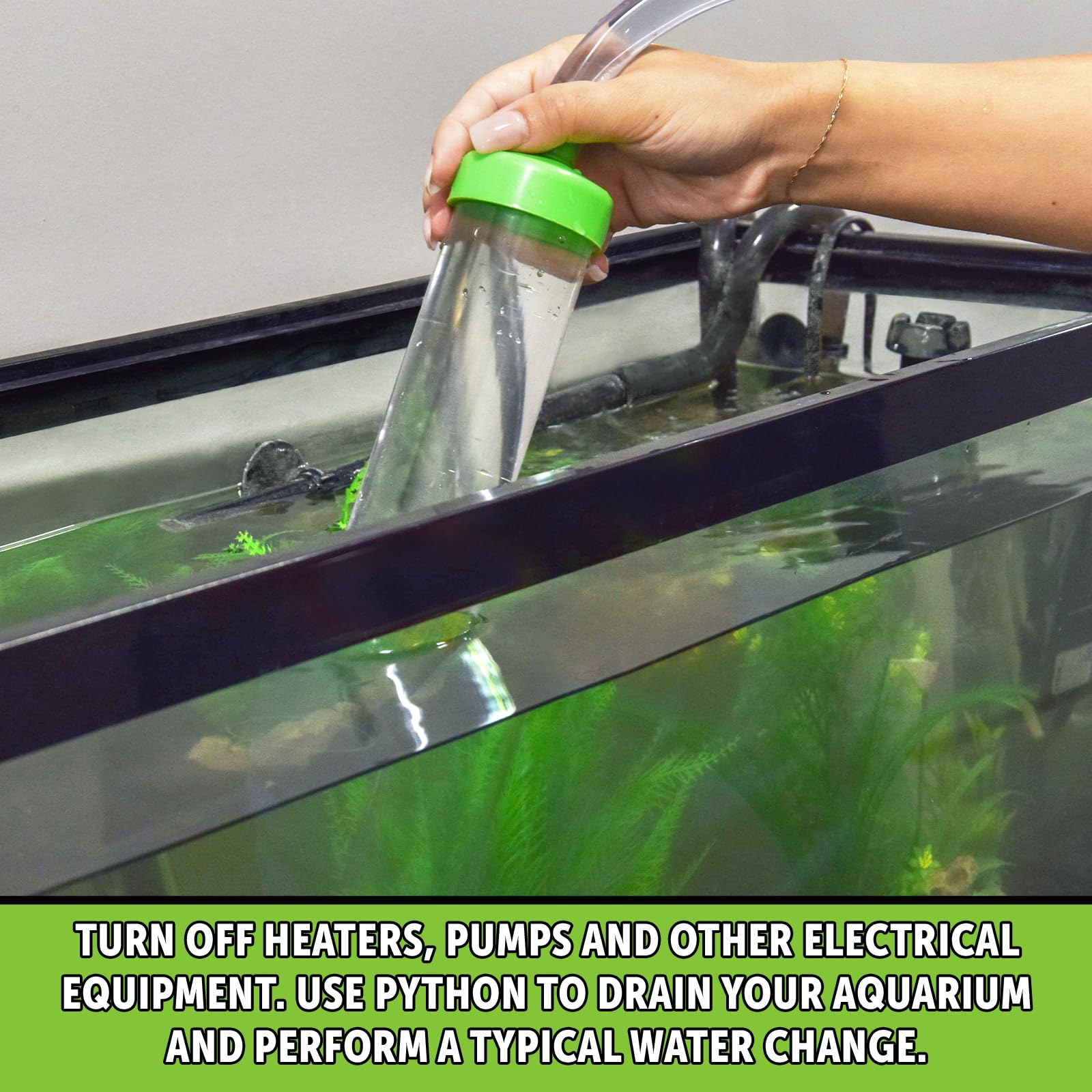 Python gravel-tube-extended-20inch offers added reach for larger tanks.