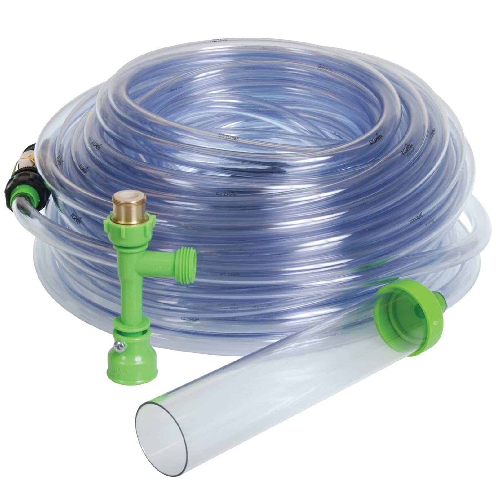 Python No Spill faucet attachment enabling spill-free water changes