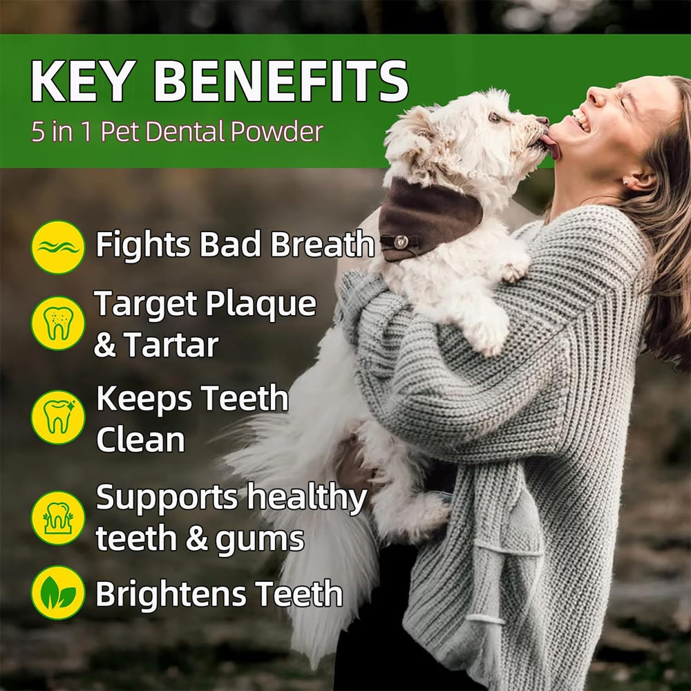 Qanbokey 60-day supply packaging for ongoing dog dental care