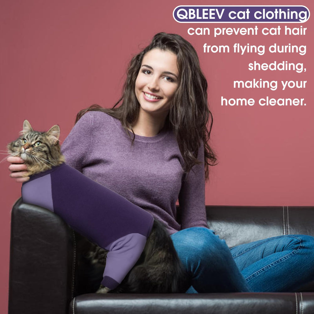 QBLEEV cat pajamas suitable for home use and easy outfit changes.