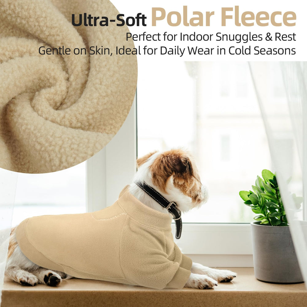 QBLEEV dog hoodie back pattern adds stylish detail for everyday wear.