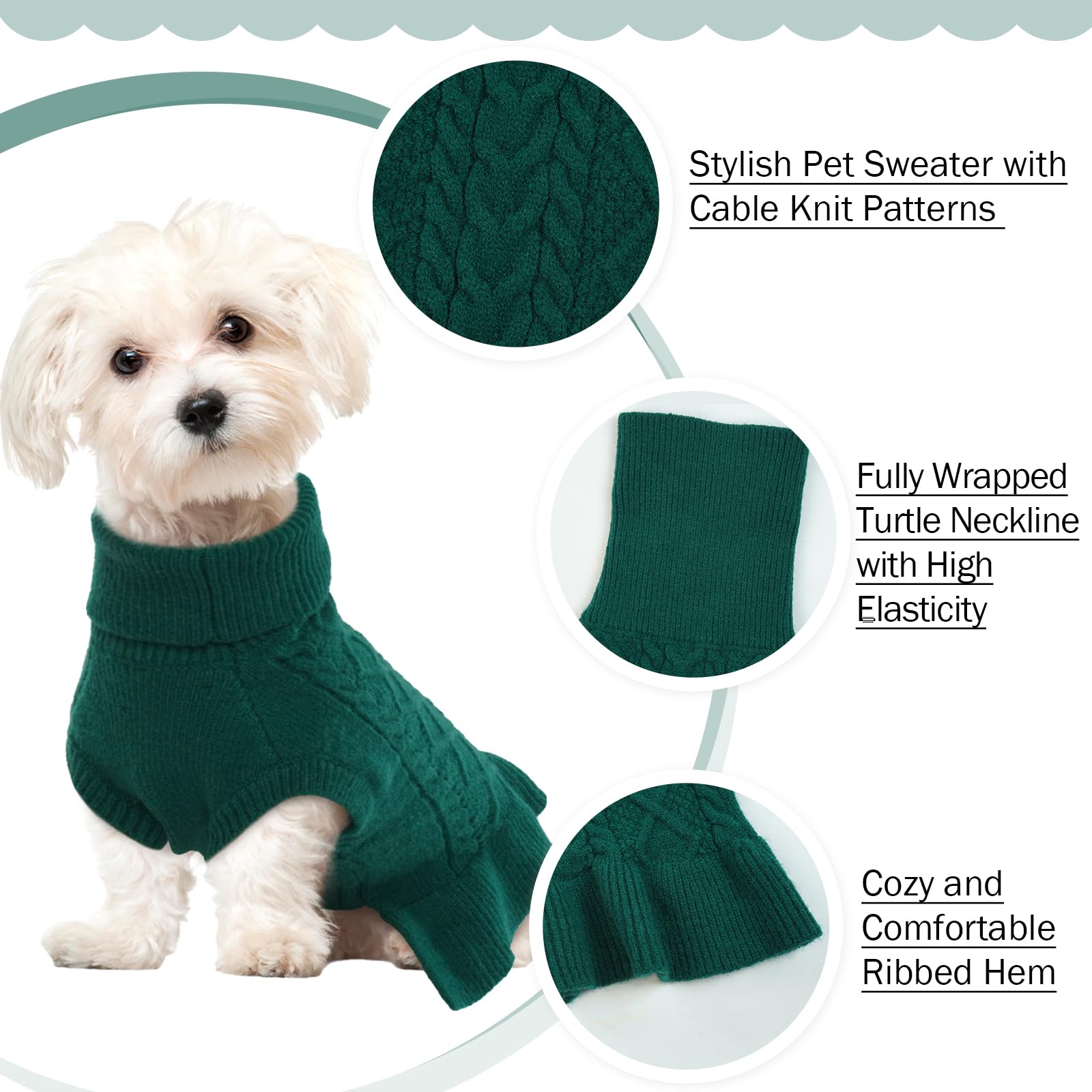 QBLEEV cable knit pattern highlighting classic holiday style