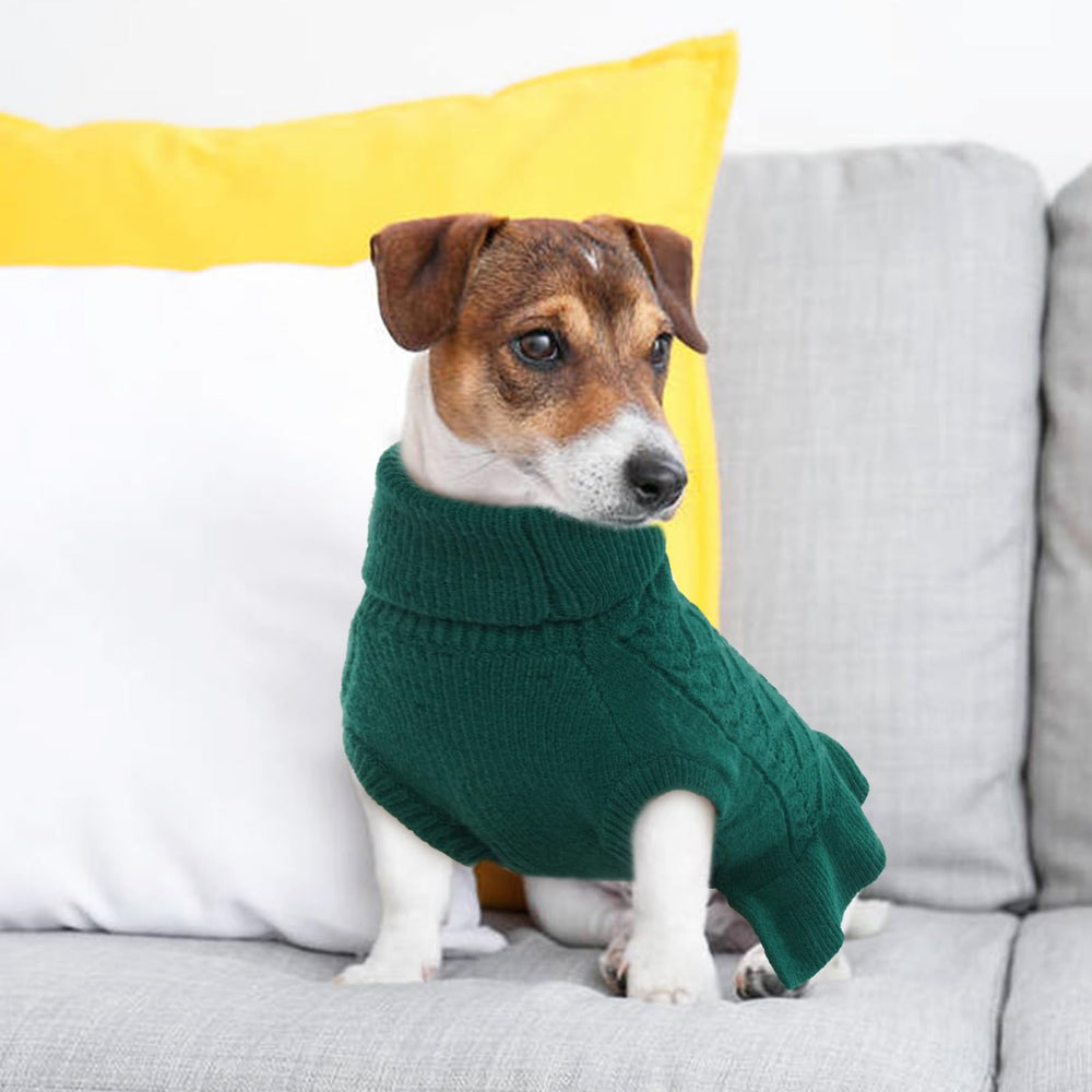 QBLEEV model wearing sweater in winter scene for holiday ready look