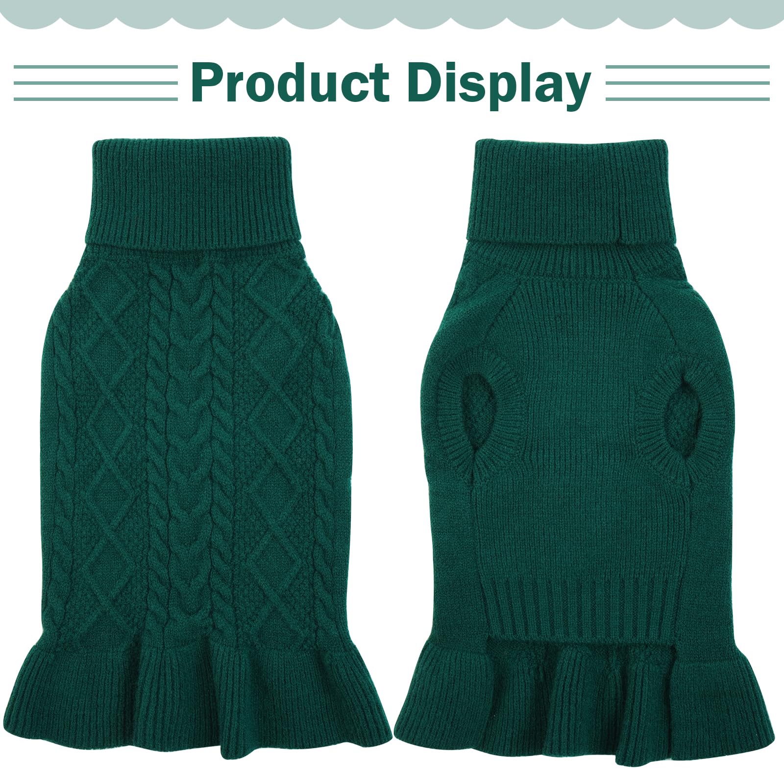 QBLEEV easy-on-off dog-sweater simple pullover design for quick dressing