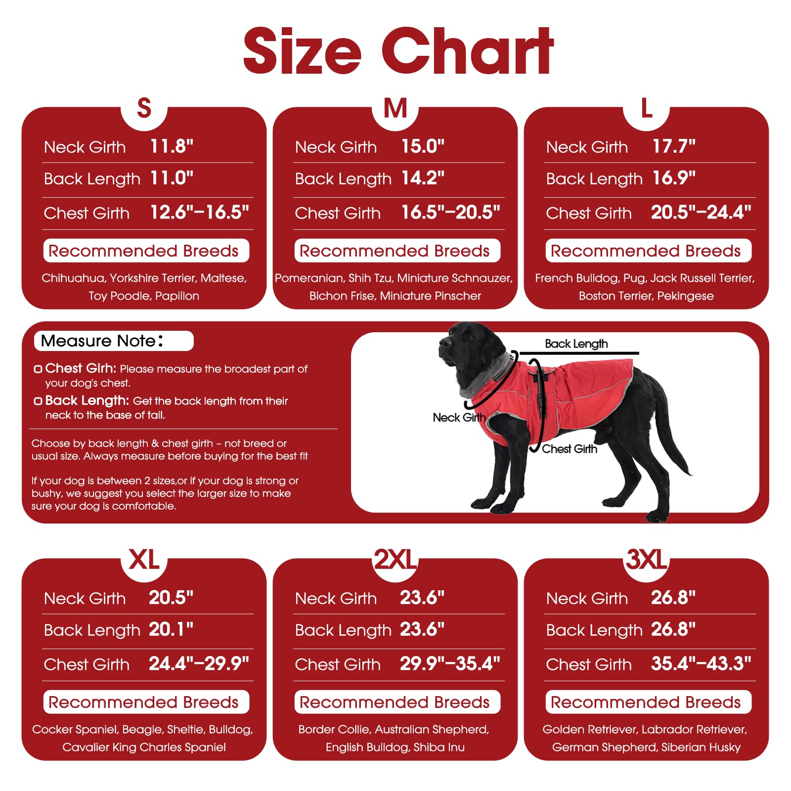 QBLEEV Warm Dog Jacket includes hidden hind-leg elastic for extra warmth