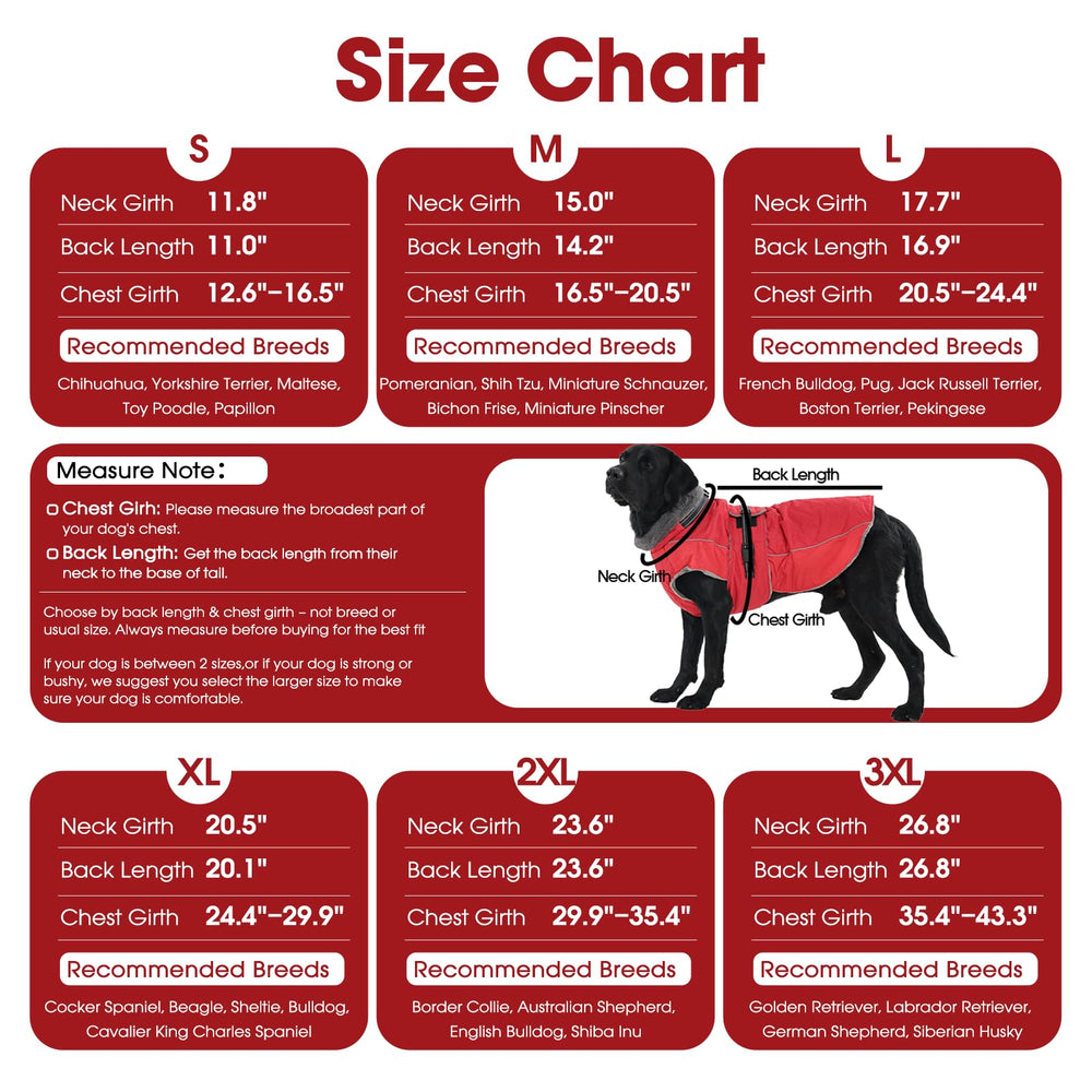 QBLEEV Warm Dog Jacket includes hidden hind-leg elastic for extra warmth