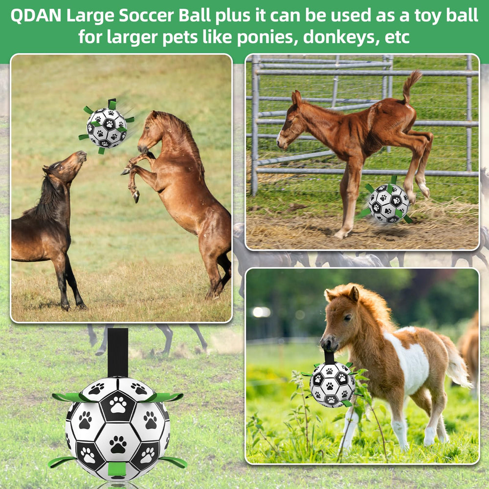 QDAN extra-large 9-inch ball made of premium PU for durability.