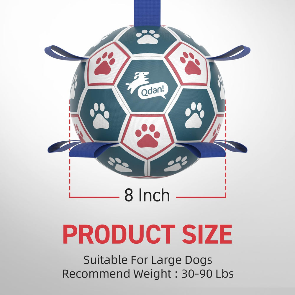 QDAN deflated ball packs compactly and inflates quickly after setup.