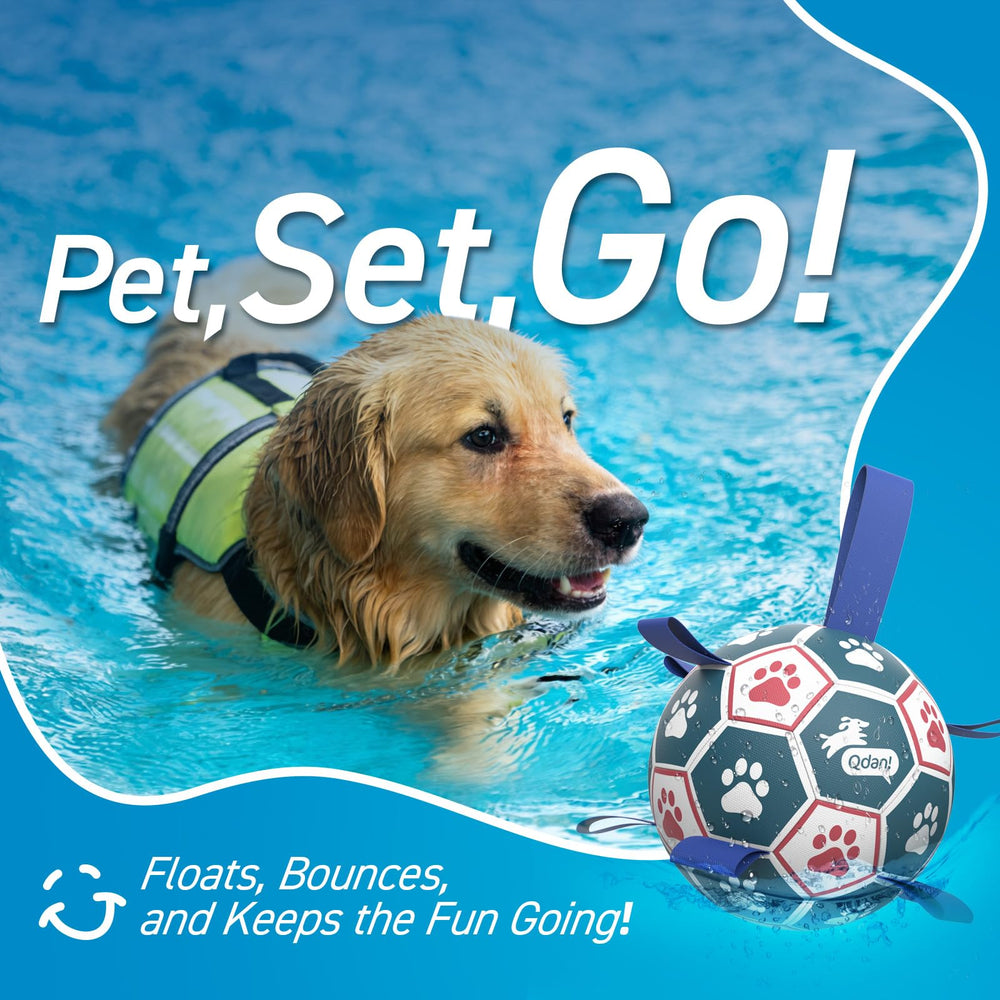 QDAN dog ball designed for water-friendly fun keeps dogs engaged outdoors.