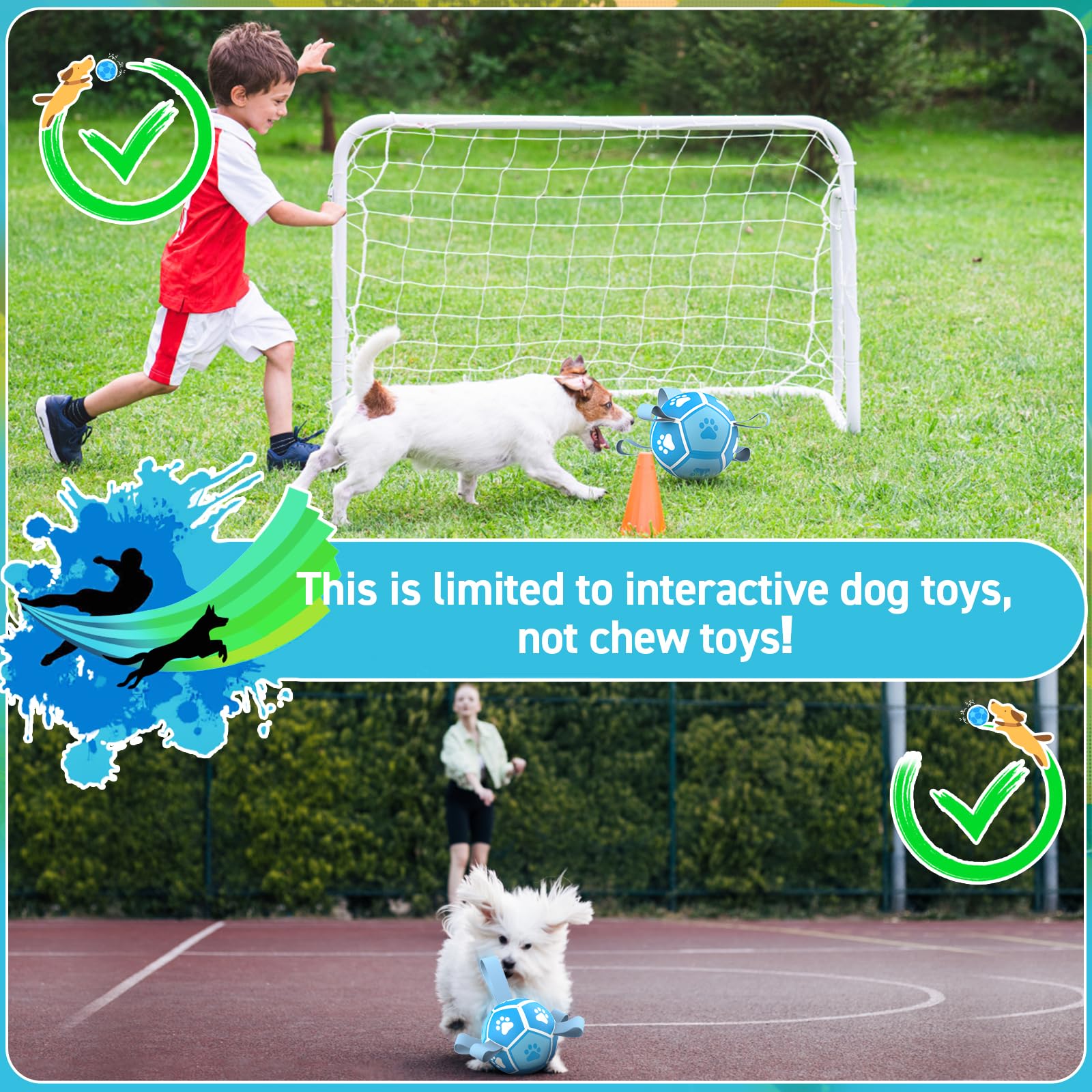 QDAN dog ball with reliable after-sales support for pet owners.