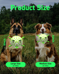 QDAN durable PU dog ball withstands outdoor play on various surfaces